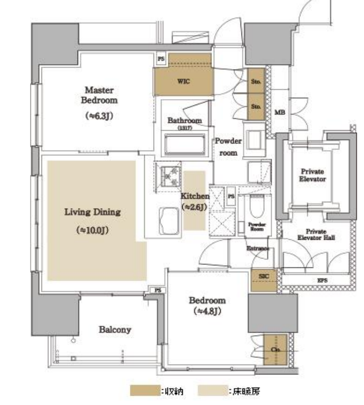 THE CONOE一番町の間取り図